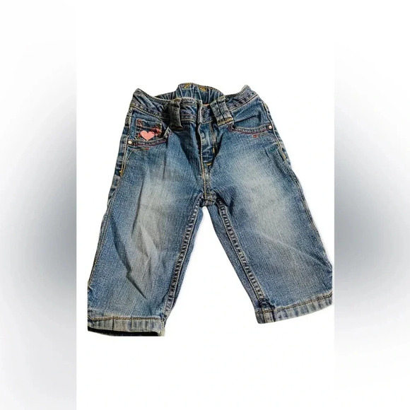 SONOMA GUC GIRLS JEANS CAPRI PANTS BOTTOMS SIZE 5 - Picture 1 of 4